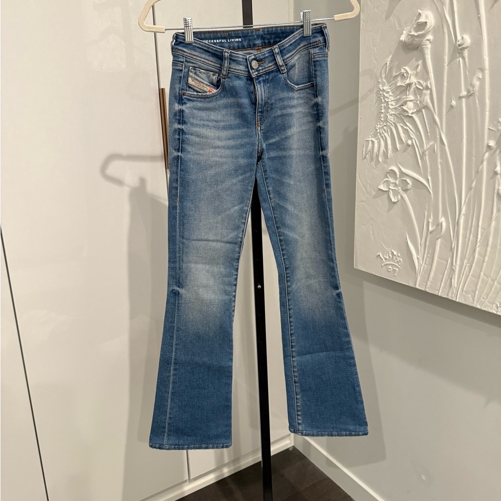 Stylish Blue Flare Women's Jeans